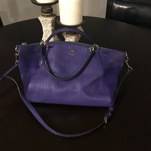 Coach purple bag